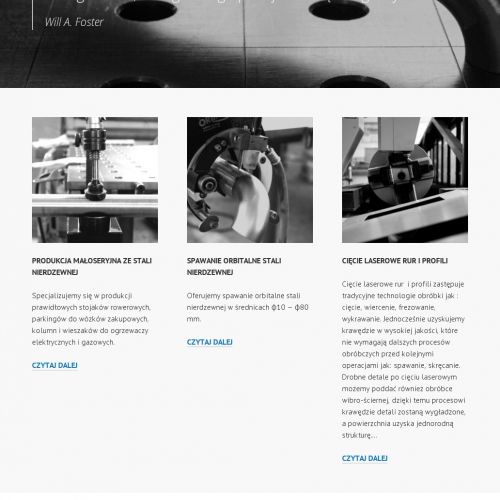 Wolsztyn - laserowe cięcie profili