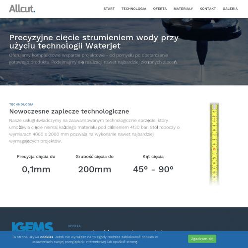 Cięcie grubych blach - Piaseczno