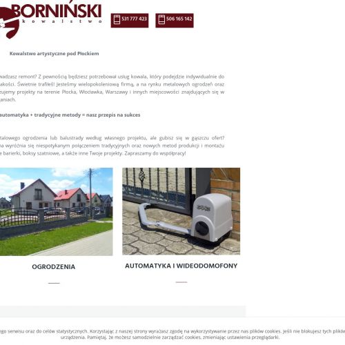 Płock - nowoczesne ogrodzenia metalowe