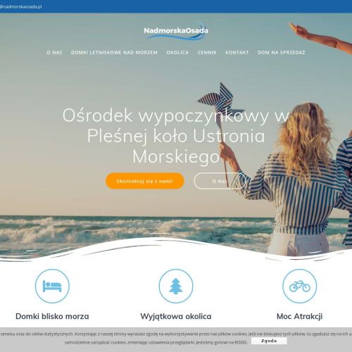 Domek drewniany do wynajęcia nad morzem