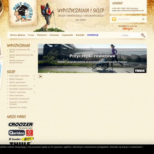 Przyczepki rowerowe croozer dla dzieci