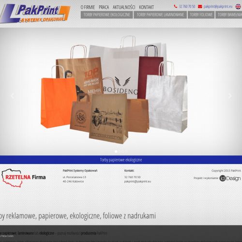 Torebki papierowe z nadrukiem w Kielcach