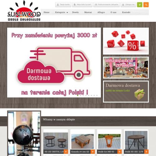 Łódź - biurka kolonialne