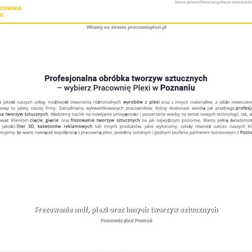 Poznań - gabloty z plexi