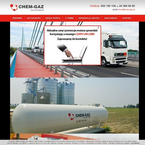 Zbiornik na gaz cena w Łodzi