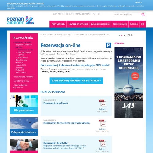 Parking na lotnisku ławica w poznaniu - Poznań