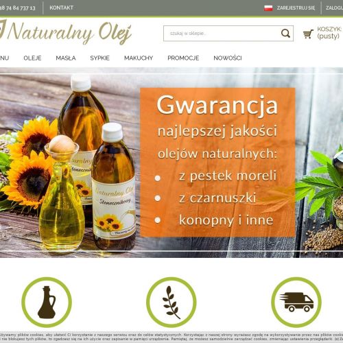 Olej kokosowy tłoczony na zimno