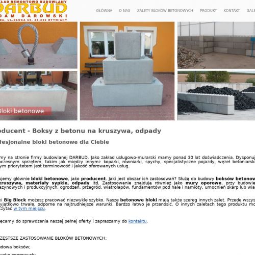 Blok betonowy lego w Warszawie