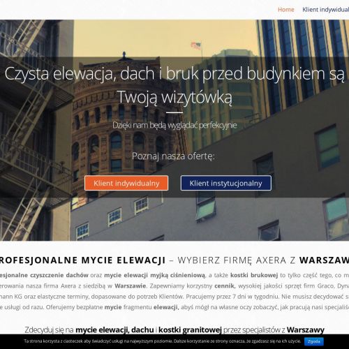 Warszawa - profesjonalne mycie elewacji