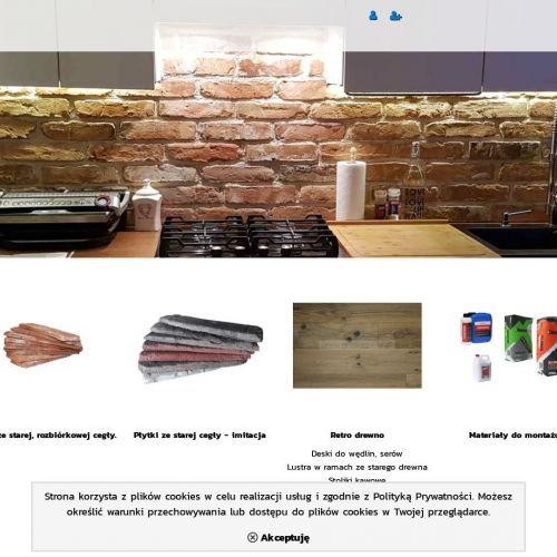 Warszawa - cegła na ścianę