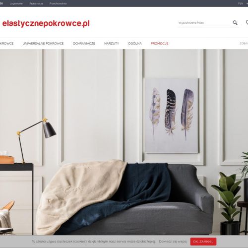 Pokrowiec na narożnik z gumką