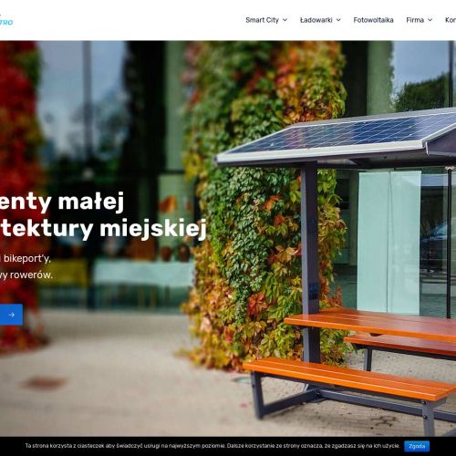 Inteligentne ławki solarne