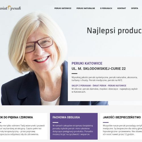 Peruka syntetyczna - Chorzów