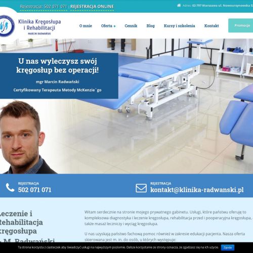 Masaż kręgosłupa ursynów