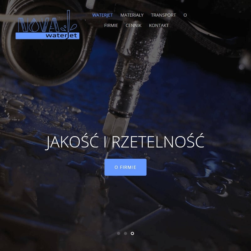 Cięcie szkła strumieniem wody w Poznaniu