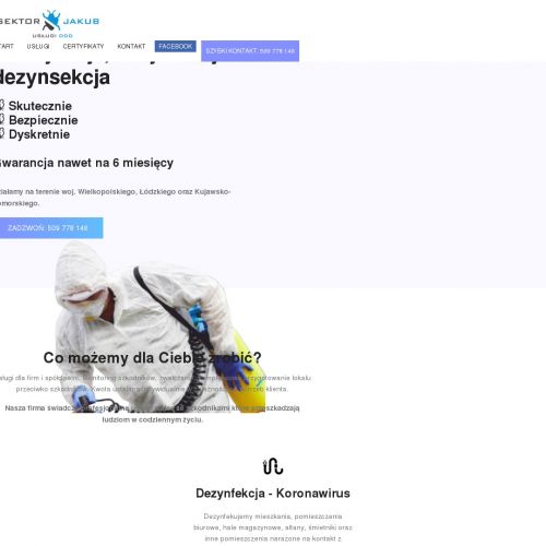 Września - dezynfekcja lokali gastronomicznych