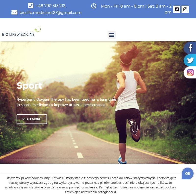 Leczenie tlenem w komorze hiperbarycznej Kraków