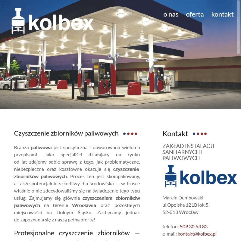 Wrocław - legalizacja zbiorników paliwowych