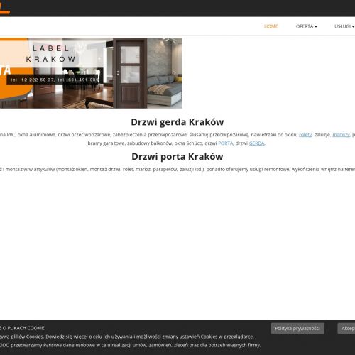 Drzwi dre w Krakowie