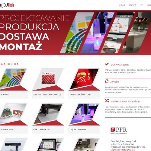 Wydruk baneru cena w Warszawie