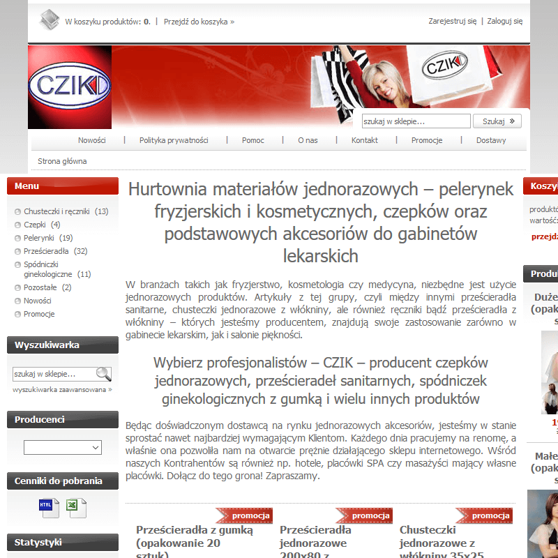Płock - prześcieradła z włókniny online
