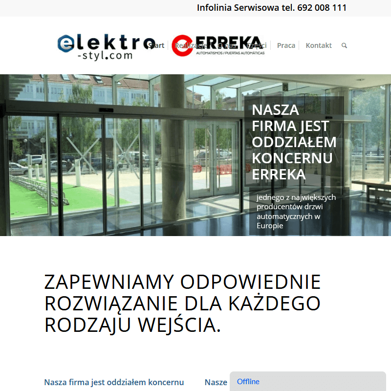 Drzwi elektryczne naprawa - Warszawa