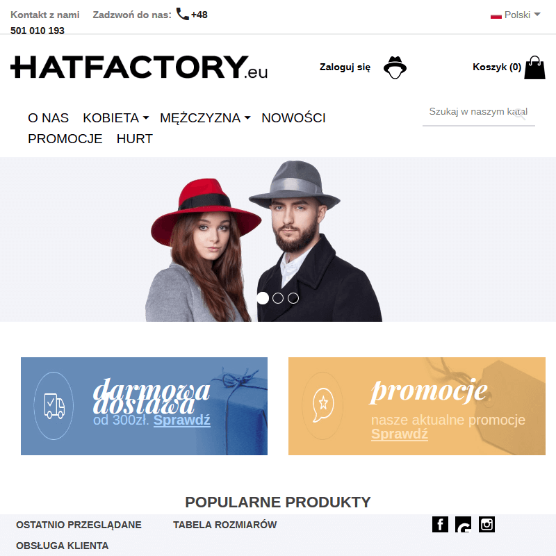 Czapki damskie Warszawa