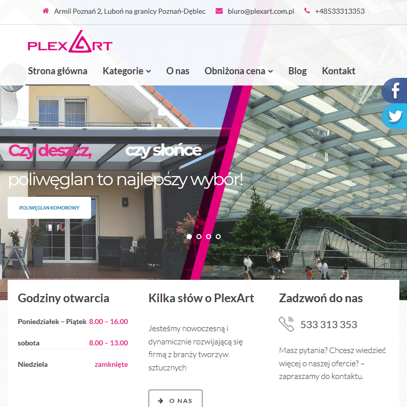 Plexi płyty - Poznań