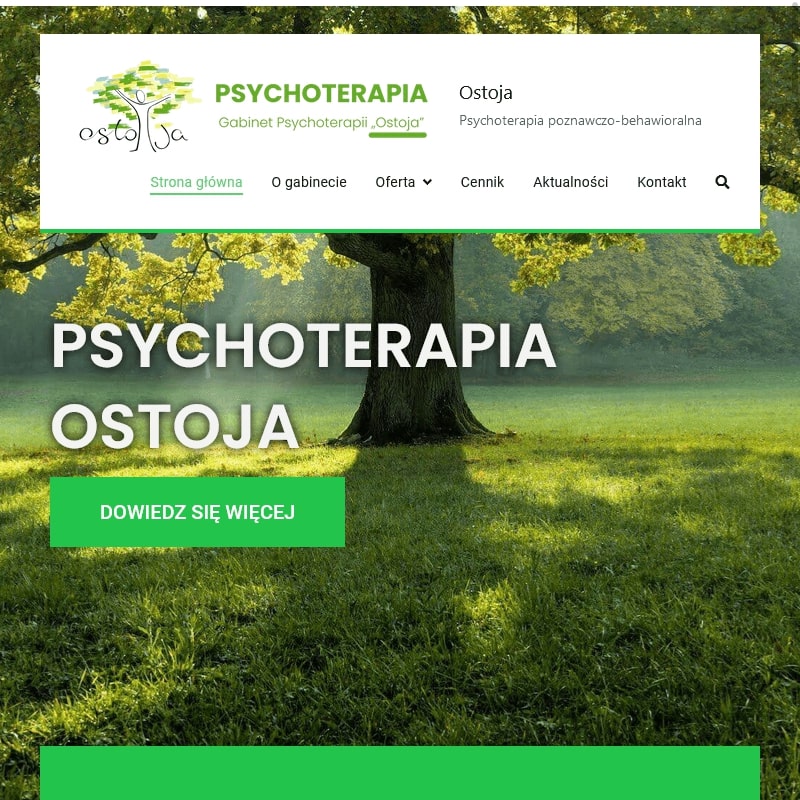 Psychoterapia nerwic w Warszawie