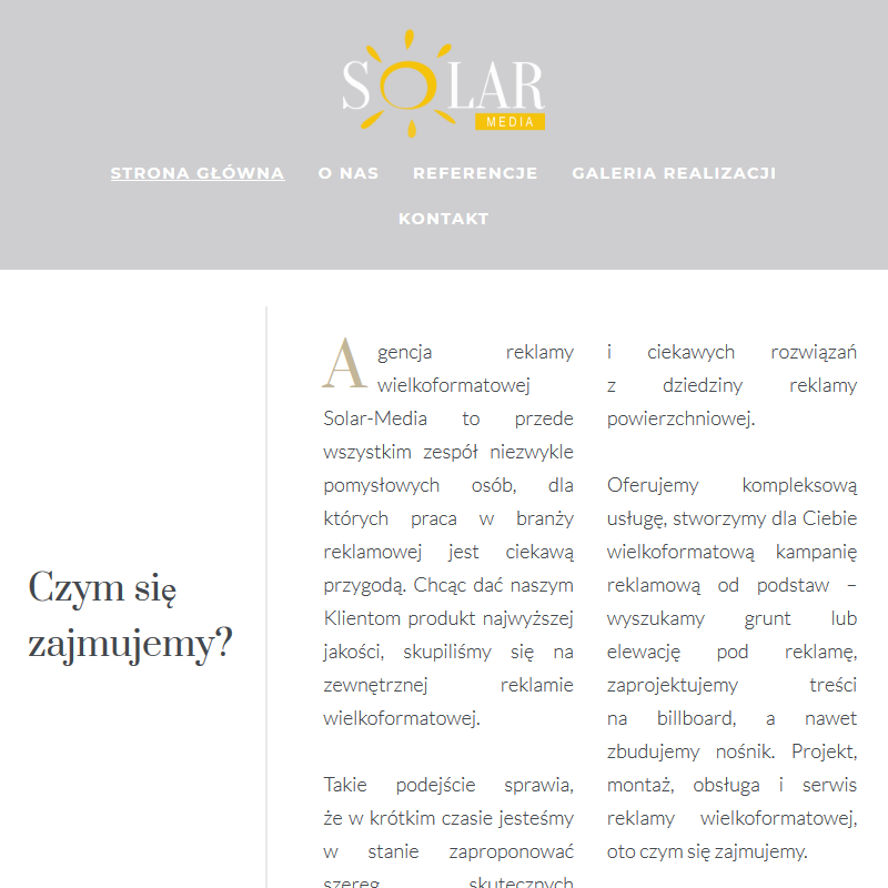 Billboard reklamowy firma montażowa w Warszawie