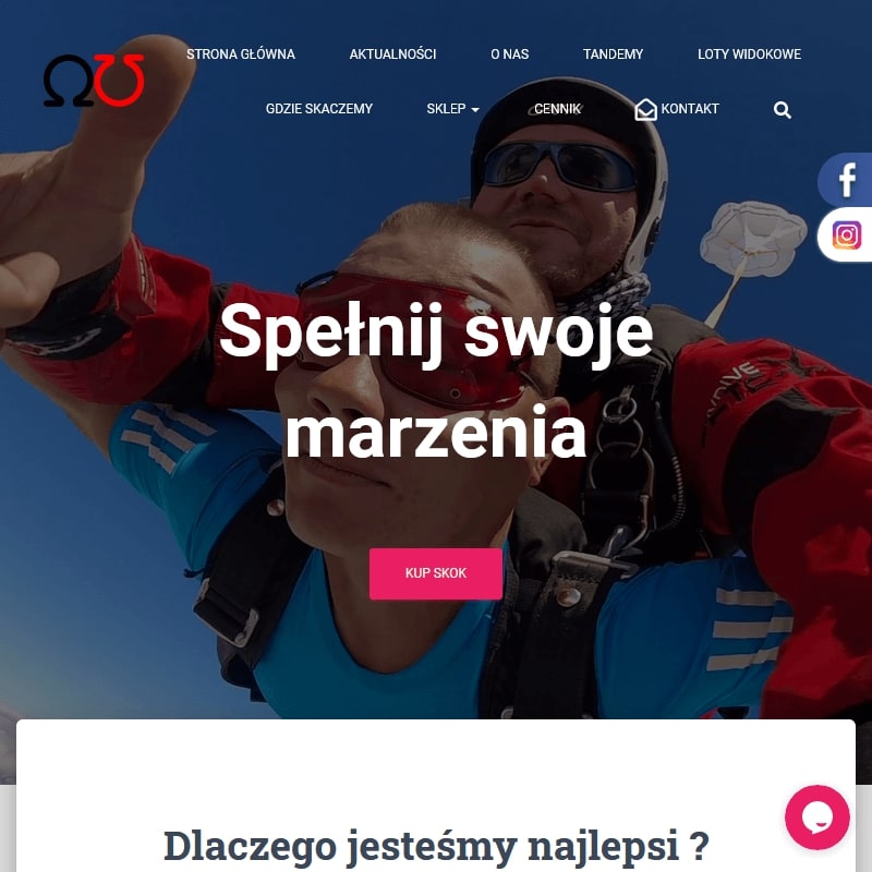 Skoki ze spadochronem śląsk prezent