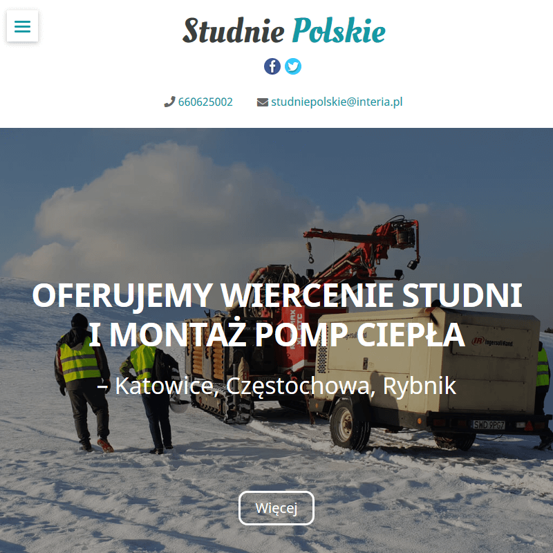 Bytom - odwierty pod pompy ciepła