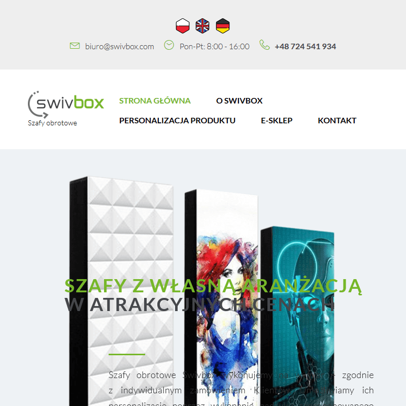 Szafa obrotowa do pokoju