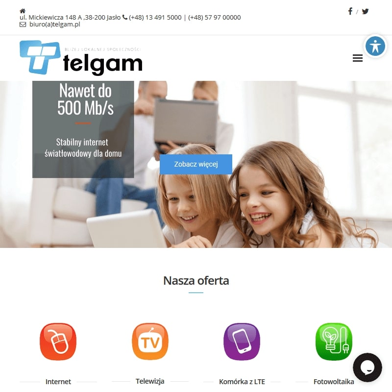 Najtańszy internet światłowodowy w Jaśle
